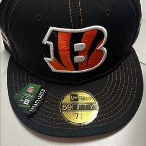 New Era Cincinnati Bengal NFL onfield Black and Orange Baseball Cap